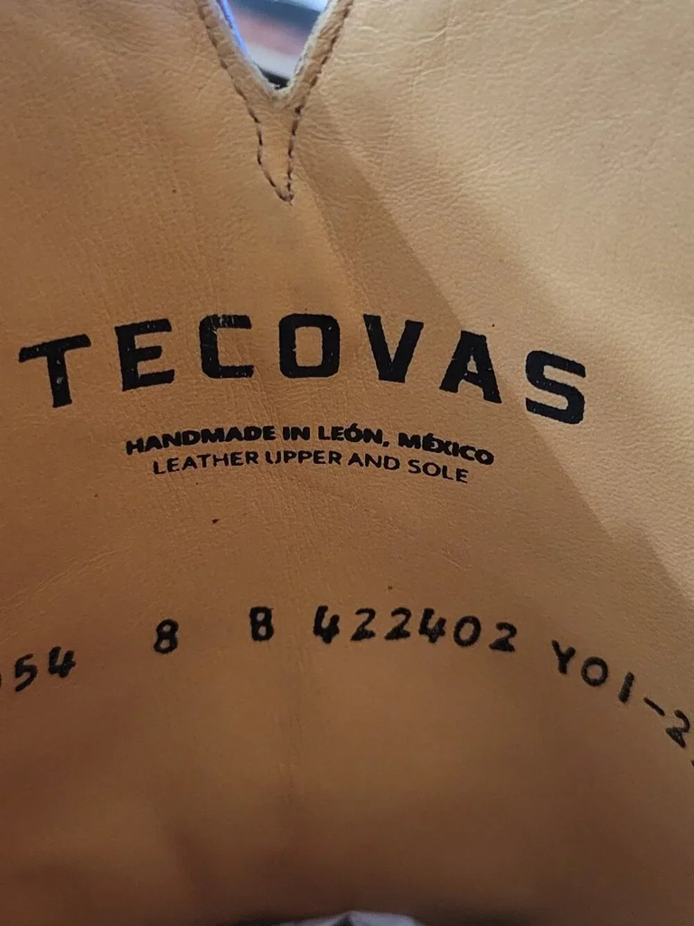 Tecovas The Loretta Women's US Size 8B Saddle Cowhide Leather Cowgirl Boots